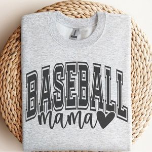 Baseball Mama Boy Mom Sweatshirt NWOT